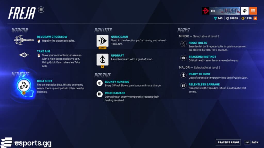 Freja is now playable (Screenshot via esports.gg)