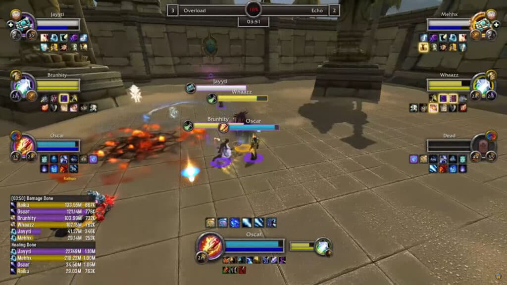 Overload versus Echo (Image via Blizzard Entertainment)