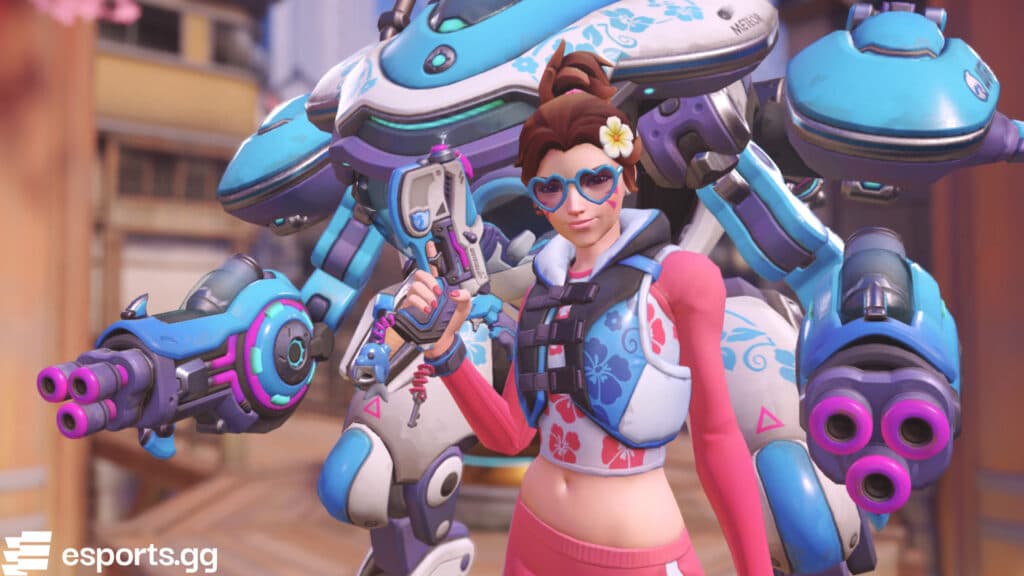 D.Va is one of the more beginner-friendly tanks in Overwatch 2 (Screenshot via esports.gg)