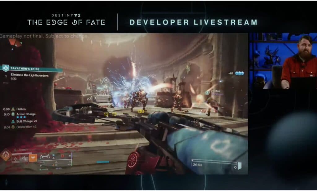 Crossbows take the heavy weapon slot in Destiny 2. (Image via YouTube/Destiny 2)