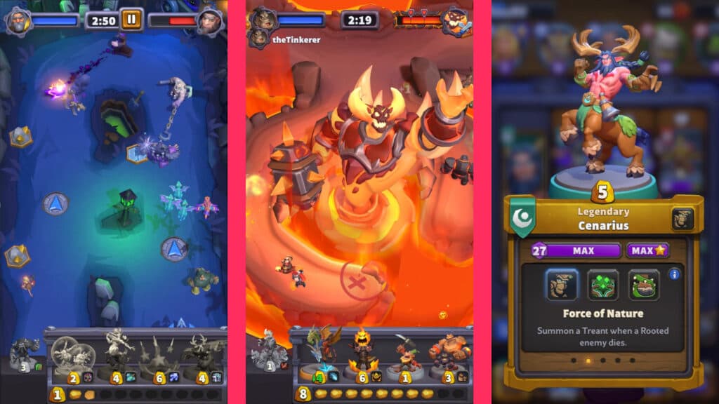 Warcraft Rumble screenshots (Images via Blizzard Entertainment)