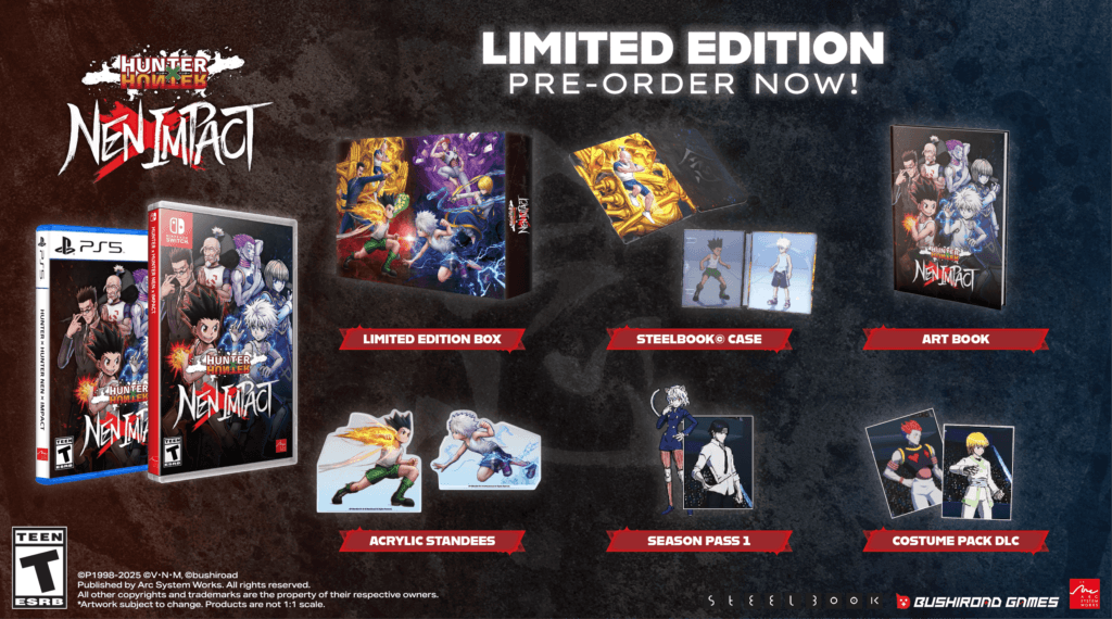 Limited edition of Nen Impact, physical release (image via Arc System Works)